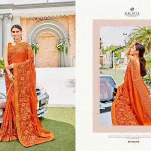 orange-mixed-fabric-saree