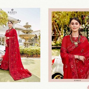 red-mixed-fabric-saree