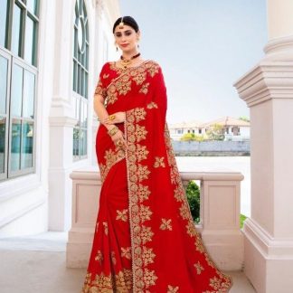 red-vichitra-silk-saree