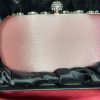 Pink Clutch with White and Pink Crystal Rhinestones - Image 2