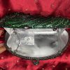 Green Clutch with Black Rhinestones - Image 2