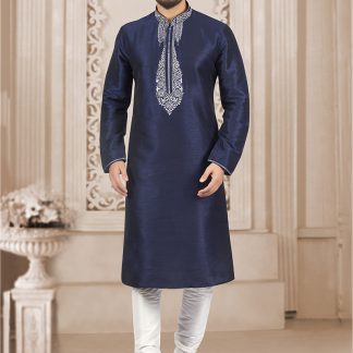 navy-blue-leaf-design