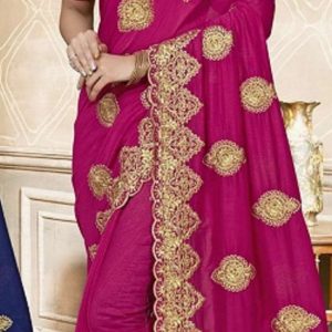 pink-and-gold-saree