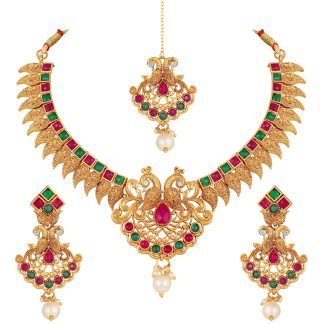 peacock-choker-necklace