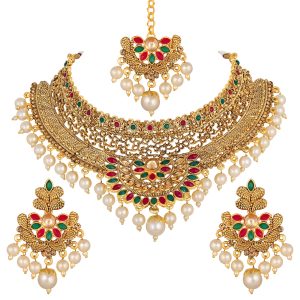 traditional-pearl-kundan-necklace-set