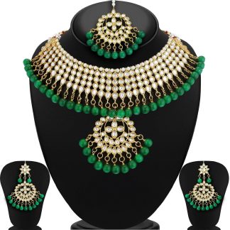 green-thick-choker-necklace