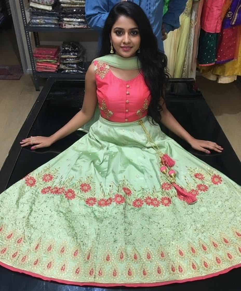pink-green-lehenga-choli