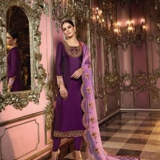 Plum Salwar Suit