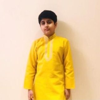 yellow-kids-kurta-pajamas