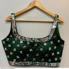 Green Bollywood Blouse