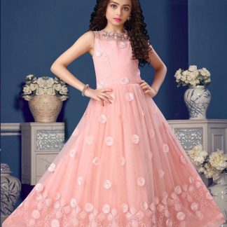 Pink Anarkali Dress