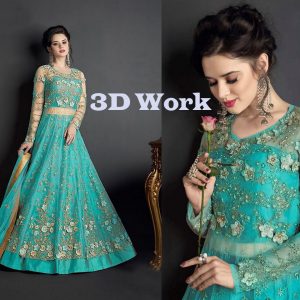 turquoise-anarkali-dress