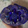 Blue Crystal Rose Clutch - Image 3