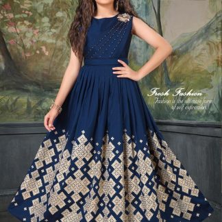 Blue Anarkali Dress