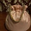 Beige and Peach Potli Bags with Solid Back - Image 2