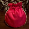 Beige and Red Potli Bags with Solid Back - Image 2