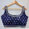 Navy Bollywood Blouse