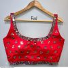 Red Bollywood Blouse