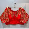 Red Silk Phantom Blouse