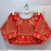 Red Silk Phantom Blouse - Image 2