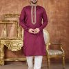 Burgundy Kurta - Image 2