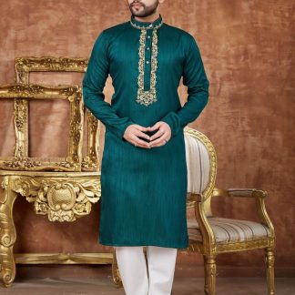 Teal Kurta