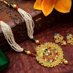 white-multicolor-necklace-set