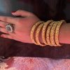 Multicolor Braided Designer Bangle Set - Image 2