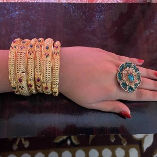 designer-floral-gold-bangle