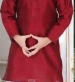 red-kid-kurta-pajama