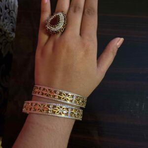 two-tone-plated-bangle