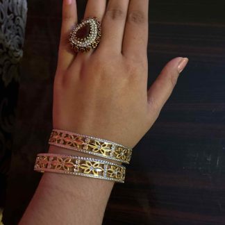 two-tone-plated-bangle
