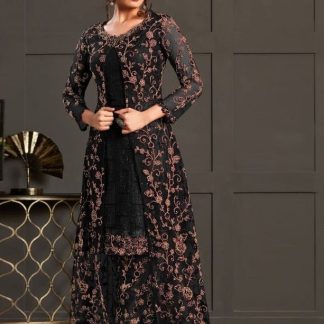 black-butterfly-net-salwar