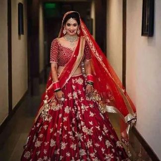 red-malai-silk-lehenga-choli