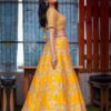 Yellow Lehenga Choli with Heavy Embroidery - Image 4