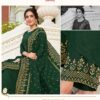 Green Salwar Kameez with Foil Print Dupatta - Image 2
