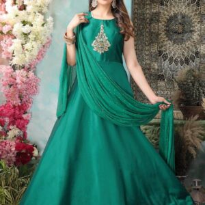green-taffeta-silk-pakistani-suit