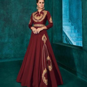 burgundy-embroidered-gown