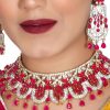 Hot Pink Choker Necklace Set - Image 3