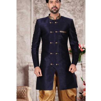 navy-blue-indowestern
