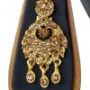 Champagne and Gold Necklace Set - Image 3