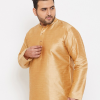 Gold Kurta with Pajama Pants - Image 2