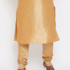 Gold Kurta with Pajama Pants - Image 3