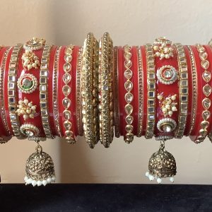red-bridal-bangle-set
