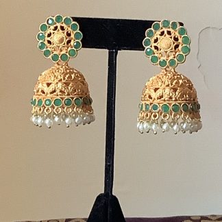 green-and-gold-jhumka