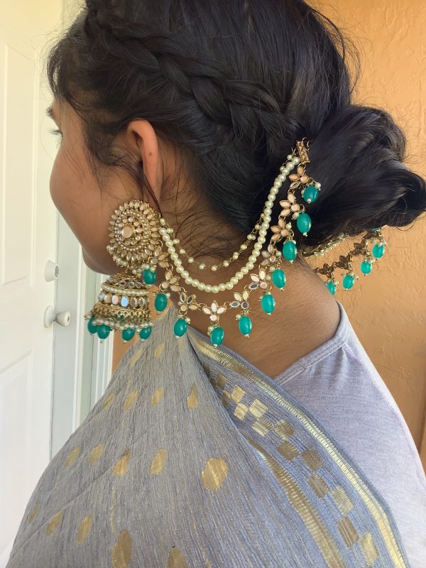 turquoise-bahubali-earring-set
