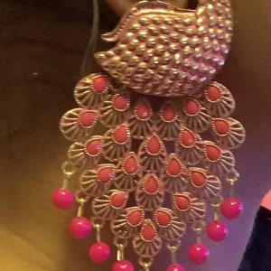 pink-peacock-jhumka-earrings