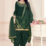 green-dhoti-mirror-work
