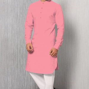 salmon-cotton-kurta