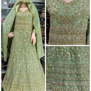green-heavily-emebroidered-anarkali-gown